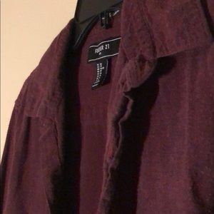 Forever 21 Maroon Button Up